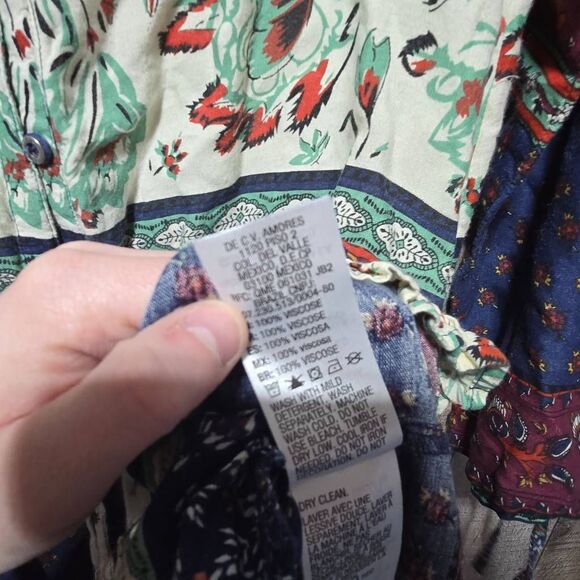 Roxy Midnight Edge Paisley Floral Boho Shorts Romper Jumper Jumpsuit - Picture 5 of 5